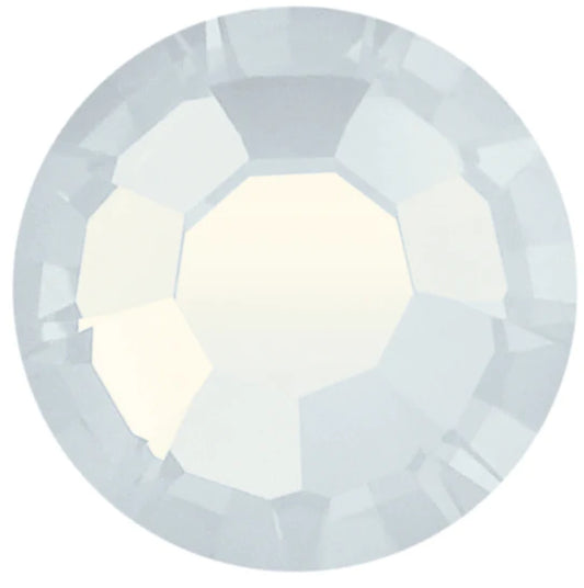 White opal|Preciosa Maxima Round Flatback| non hotfix