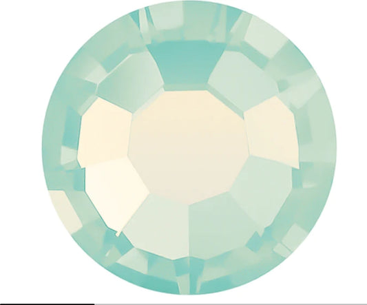 Chrysolite Opal|Preciosa Maxima |Round flatback|non hotfix