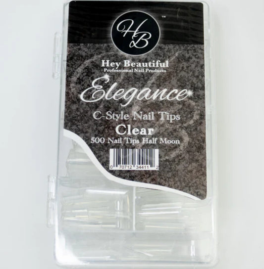 Elegance C-Style Nail Tips(500) tips