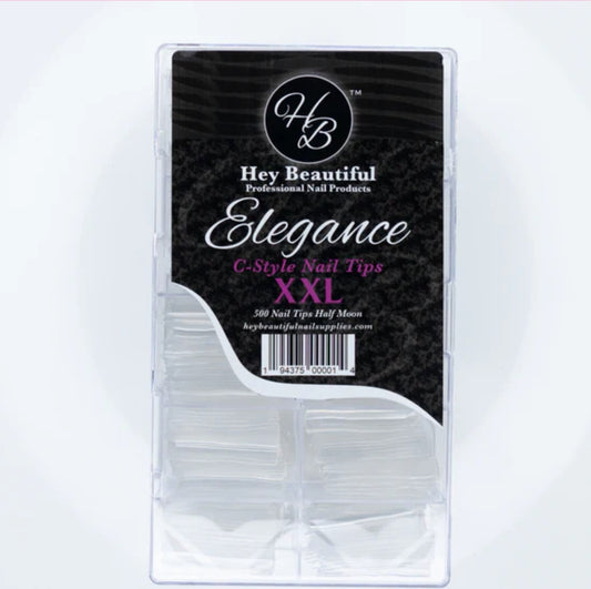 XXL C-Style Elegance Nail Tips